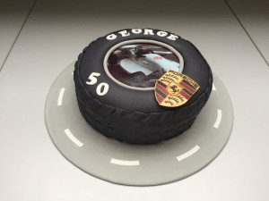 Feesttaarten - Autoband Porsche George