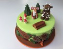 Kindertaarten - Gruffalo taart