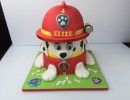 Kindertaarten - 3D taart Paw Patrol