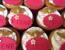 Cupcakes - Gouden kroontje cupcakes Fiene