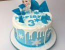 Drip Cake - Frozen drip cake met ijsschotsen van suiker