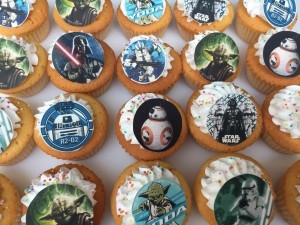 Cupcakes - Star Wars cupcakes met eetbare print Cupcakes - Star Wars cupcakes met eetbare print