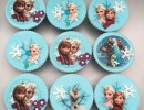 Cupcakes - Cupcakes met eetbare print Frozen