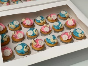 Cupcakes - Roze en blauwe cupcakes Cupcakes - Roze en blauwe cupcakes