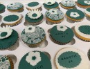 Cupcakes - Cupcakes met eetbaar kant en bloemetjes