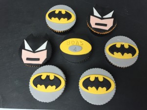 Cupcakes - Batman cupcakes vleermuis Cupcakes - Batman cupcakes vleermuis