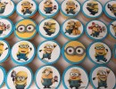 Cupcakes - Minion cupcakes met eetbare print