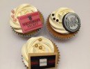 Cupcakes - Cupcakes met eetbare printjes merklogo