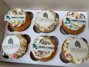Zakelijk - Cupcakes als relatiegeschenk Zakelijk - Cupcakes als relatiegeschenk