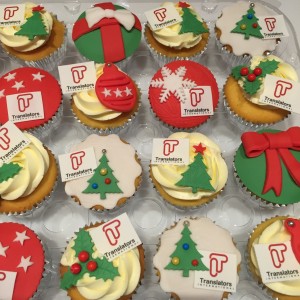 Zakelijk - Kerstcupcakes