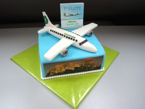 Zakelijk - Taart voor de bemanning van Transavia